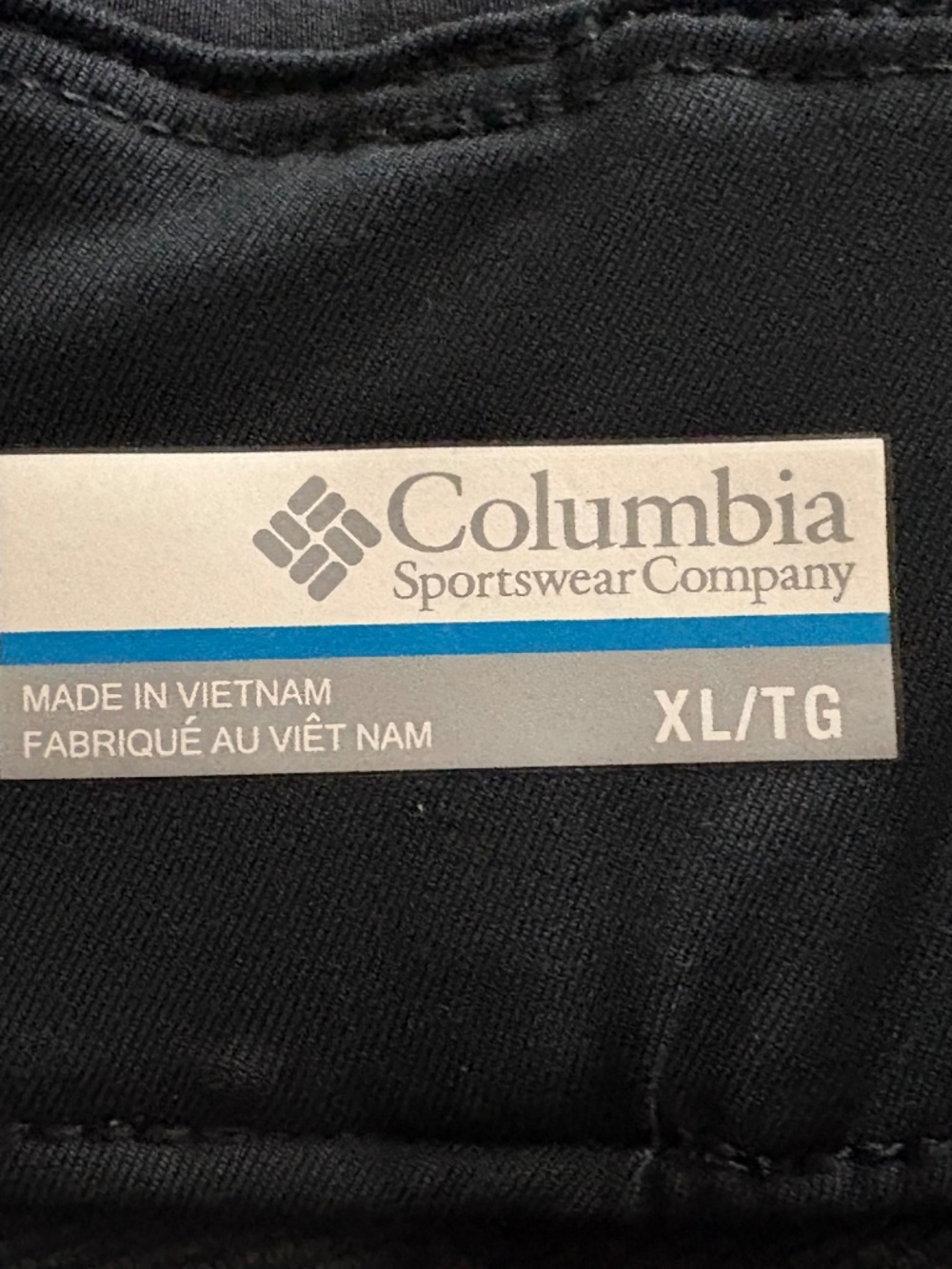 TWO PAIR Columbia All Seasons Pull-On Pants, Size XL, Black and Nocturnal (Blue) - Picture 11 of 12